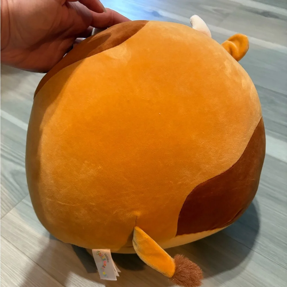 Jericho The Gingerbread Cow Squishmallow 11”